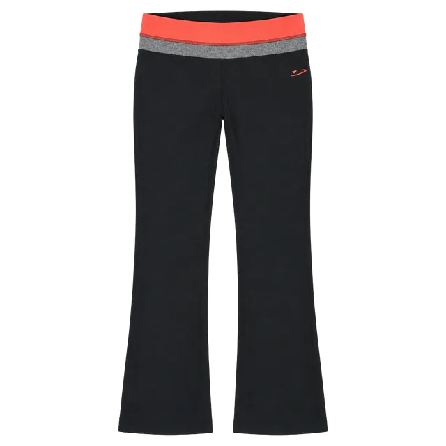 Zella Athletic Leggings Size M Black Orange Gray Cropped