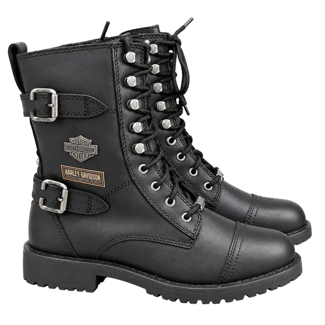 Harley-Davidson Balsa Moto Boots Size 9M Black Leather