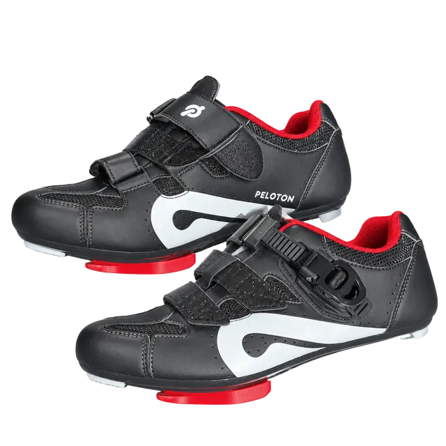 Peloton Cycling Shoes Size 39 Black Red Bike Delta Cleats