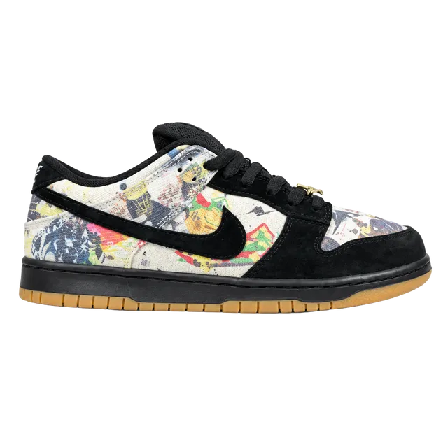 Supreme x Nike Dunk Low SB Rammellzee Black
