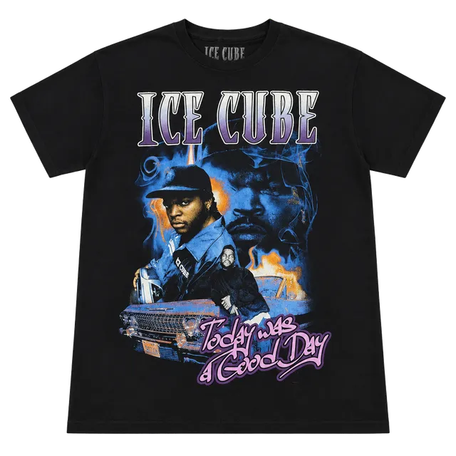Ice Cube Today Was A Good Day T-Shirt Size S Black Rap Hip Hop Tee