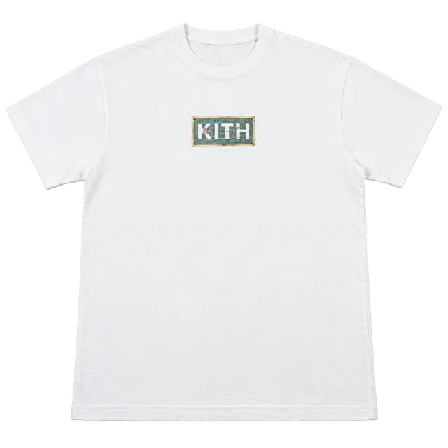 Kith Bilt Pocket Tee White Graphic T-Shirt Size S (OF)