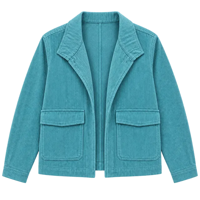 Avec Les Filles Corduroy Jacket Teal