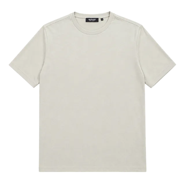 Murano Liquid Luxury T-Shirt Size S Off White 100% Cotton