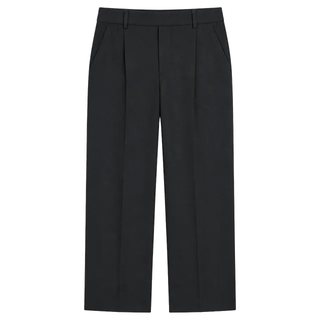Halara Wide Leg Pants S Petite Black Pleated