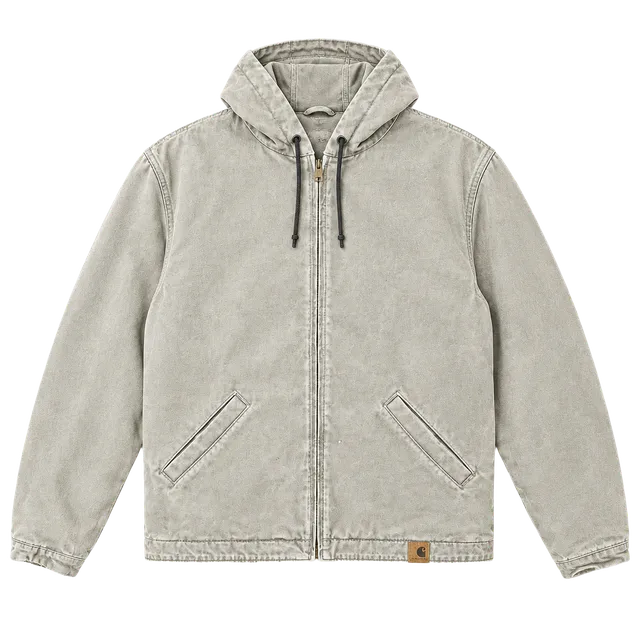 Carhartt 100733 261 Active Jacket Size L Tan Quilted Lined Workwear