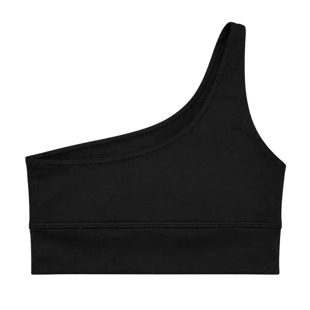 Series-8 Fitness Sports Bra Size M Black One Shoulder