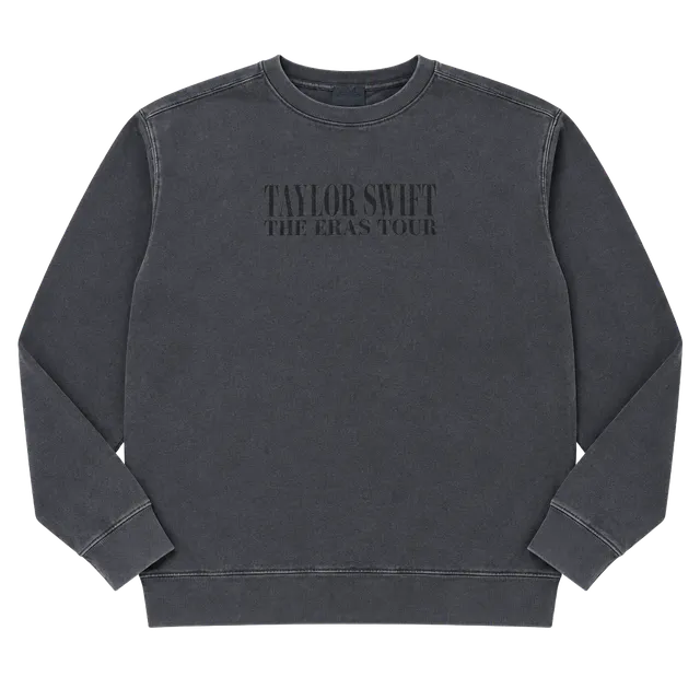 Taylor Swift The Eras Tour Crewneck Sweatshirt Gray