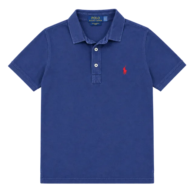 Polo Ralph Lauren Featherweight Mesh Polo Size L Blue Short Sleeve