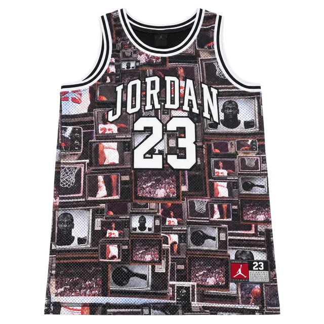 Nike Jordan 23 Basketball Jersey Photo Collage New With Tags youth large 12to13
