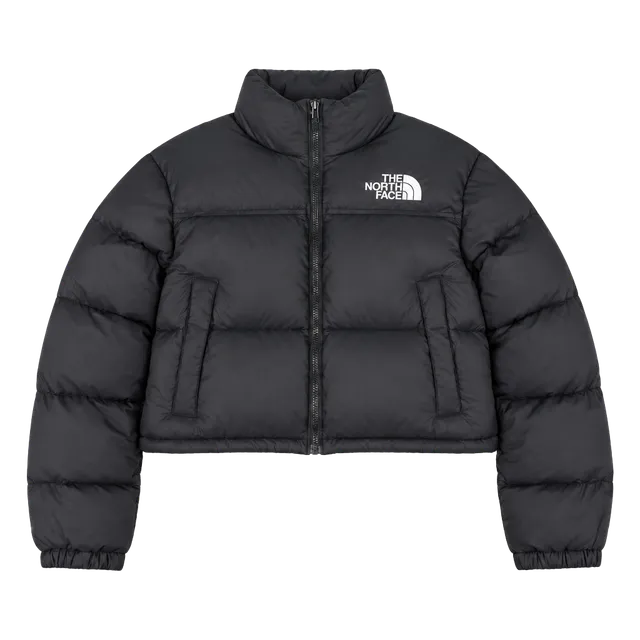 The North Face Nuptse cropped Puffer Jacket Black