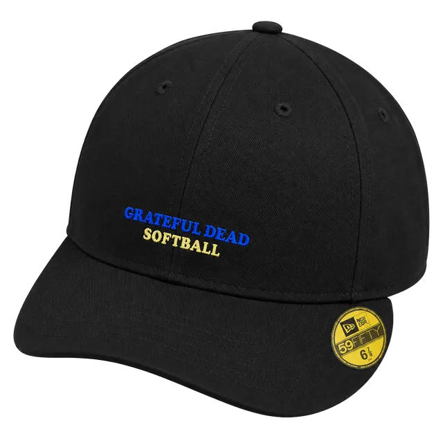 New Era 59FIFTY Fitted Hat Cap Size 6 7/8 Black CL Softball
