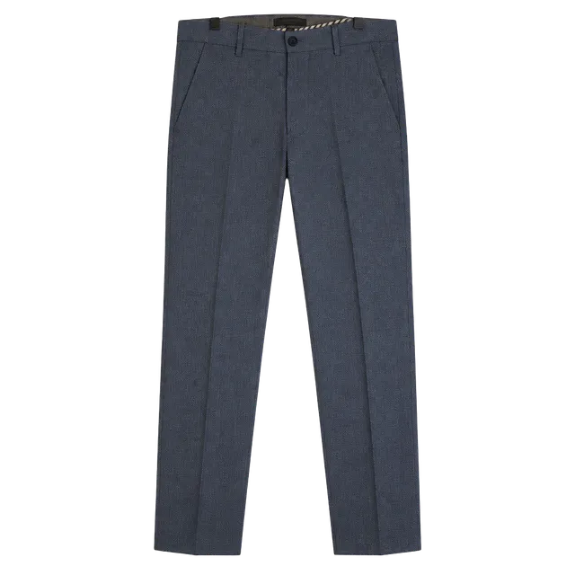 Banana Republic Aiden Fit Pants Size 33x32 Blue Linen Blend