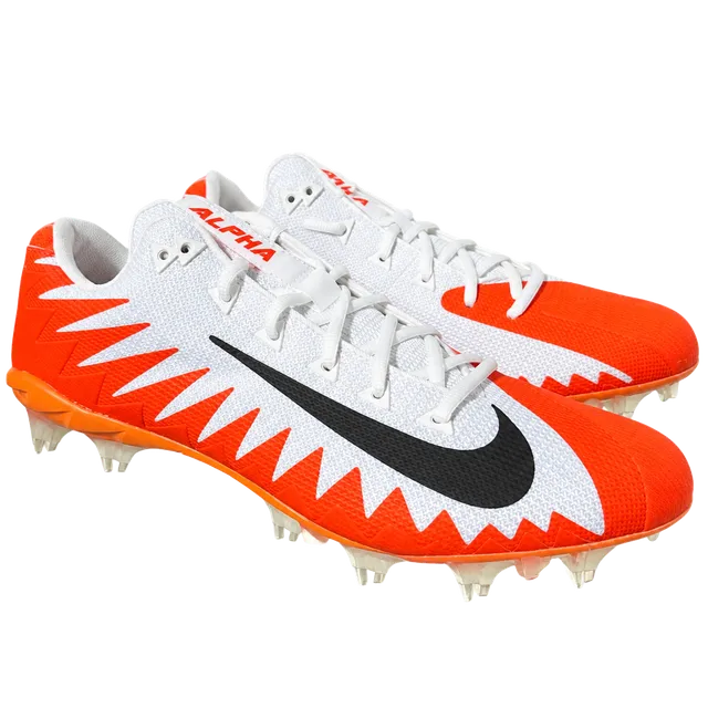 Nike Alpha Football Cleats White Orange 13