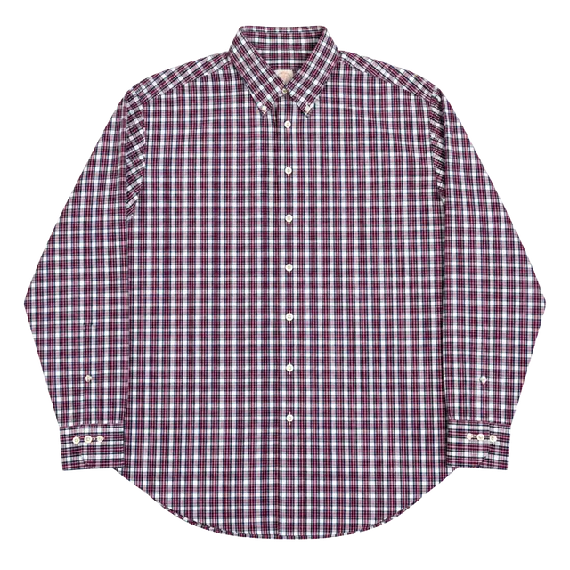 Brooks Brothers Plaid Long Sleeve Button Down Shirt Size L