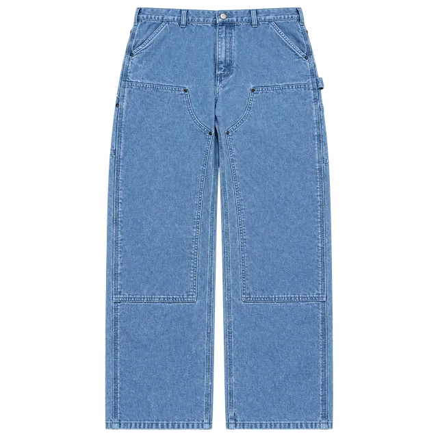 Carhartt B136 GVL Original Dungeree Fit Size 33 X 34 Gray