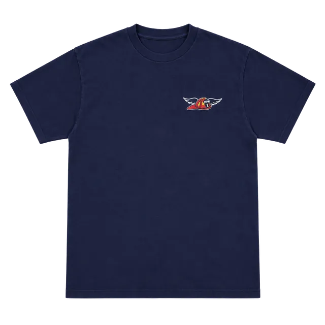 Delta Pro Weight FDNY Graphic T-Shirt Navy Blue