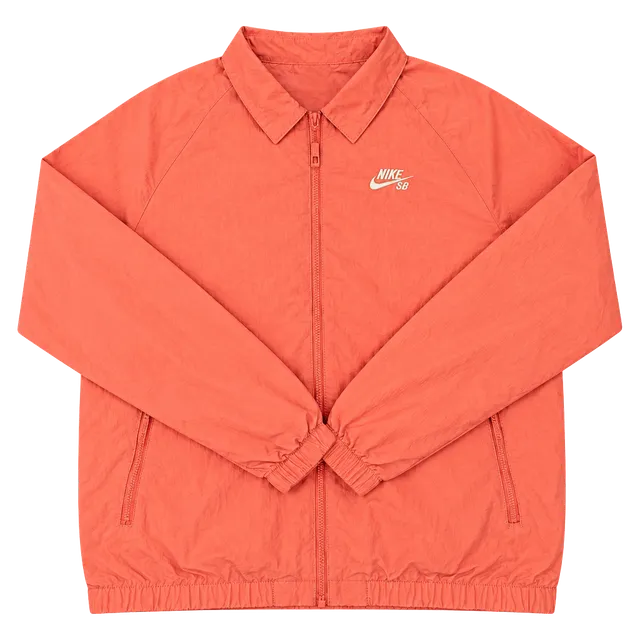 Men’s Nike Sb Coaches Jacket Size M Coral Pink Full Zip Lightweight