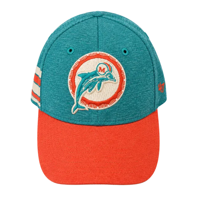 New Era Miami Dolphins 39Thirty Toddler-Child Hat Aqua Orange