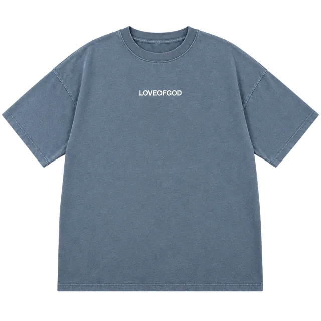1682 Tena Loveofgod T-Shirt 2XL Blue Jesus Loves You Graphic Tee