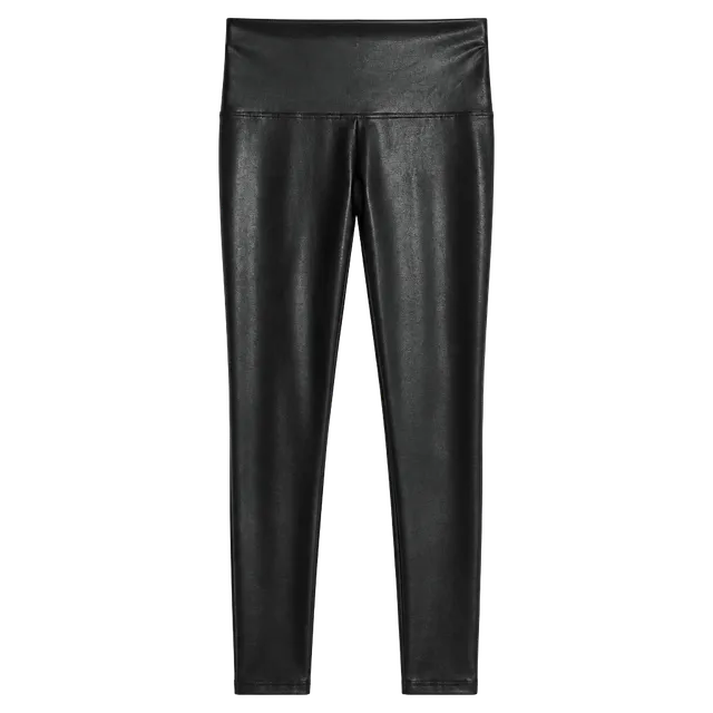 Spanx Faux Leather Leggings Size M Black