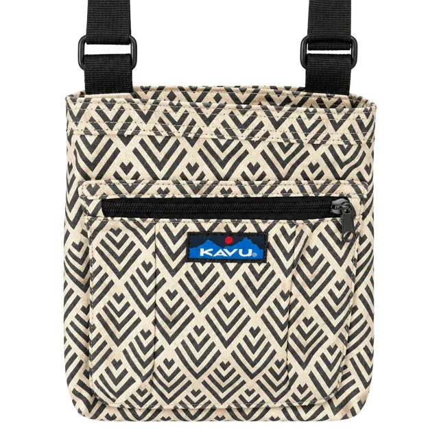 KAVU Geometric Print Crossbody Bag