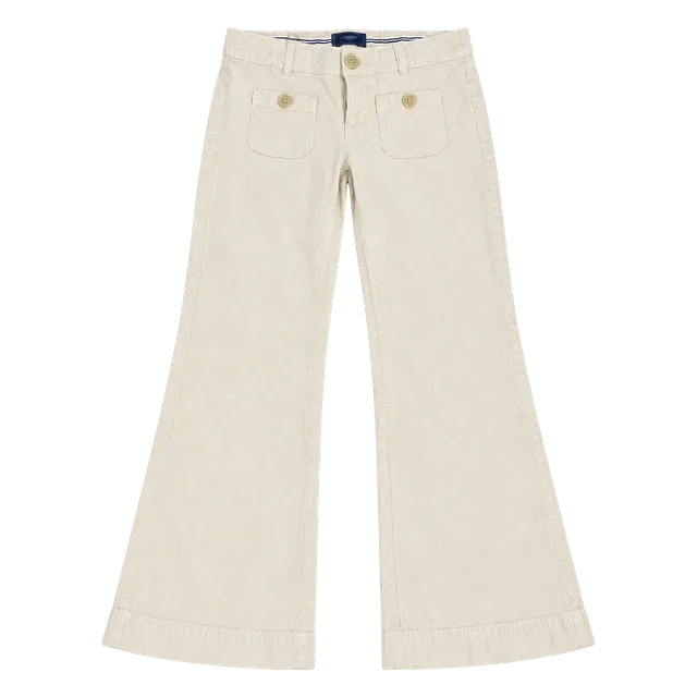 American Eagle Outfitters Pants Size 2 Long Beige Flare Cotton