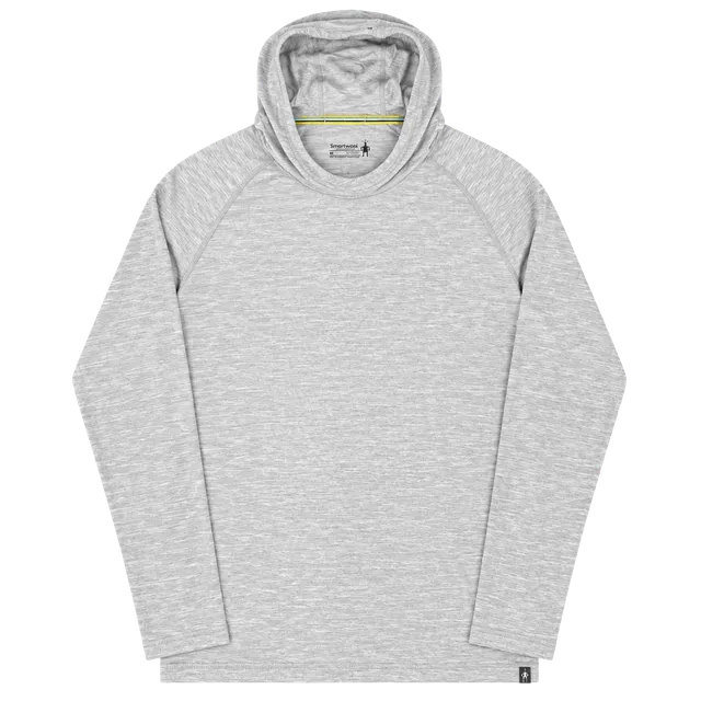 Smartwool Merino Sport 150 Hoodie Size M Gray Heather Long Sleeve