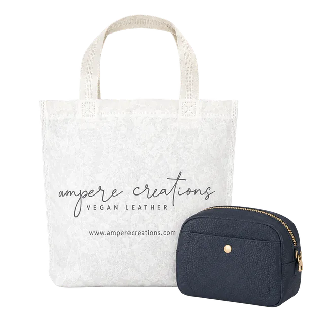 Ampere Creations C137 Crossbody Bag Navy Blue New with Dust Bag and 2straps