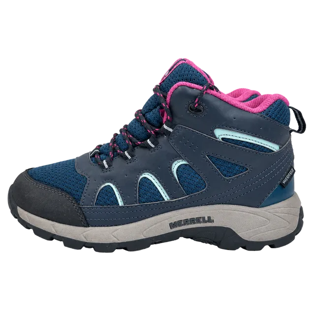 Merrell Kids Unisex Oakcreek Mid Lace Waterproof (Size: 4)