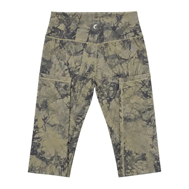ZYIA Active Leggings Grey Tie Dye Athletic Pants