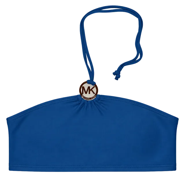 Michael Kors Swim Top Size S- Blue Halter Bikini