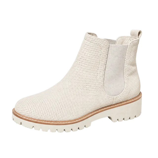 Coconuts by Matisse Preston Chelsea Bootie Size 10 Beige Perforated