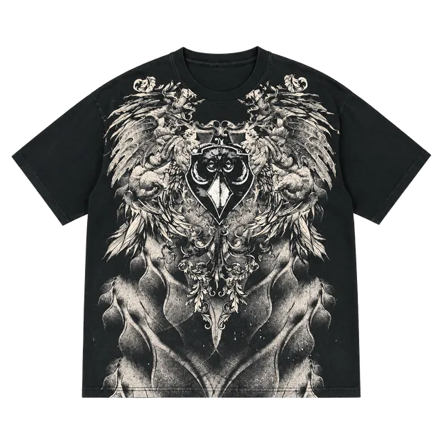 Vintage Chemistry Brand Cyber Goth Affliction Style Graphic T 