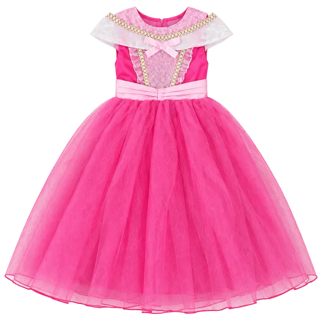 Bibeibeiniu Princess Aurora Costume Size 130 Pink Party Dress