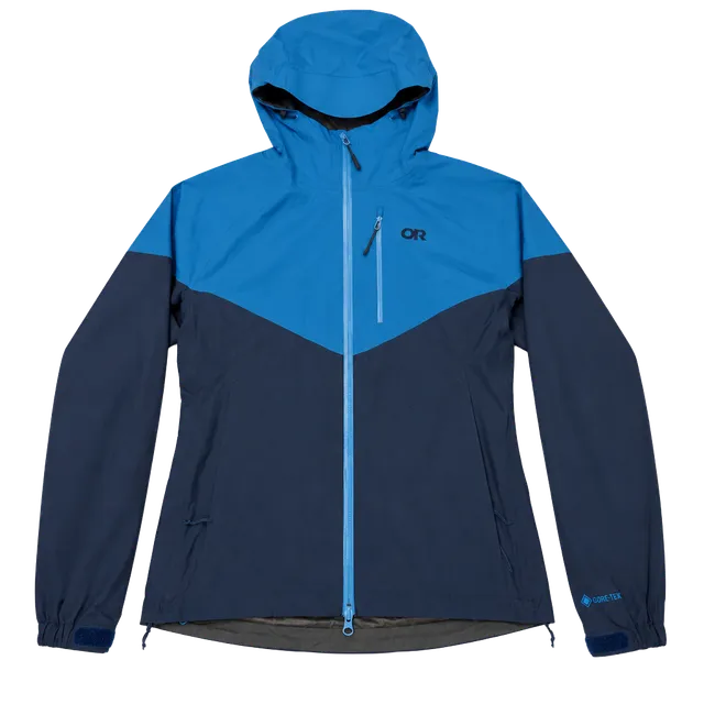 Outdoor Research Aspire Jacket Size XS/TP Blue Gore-Tex Waterproof