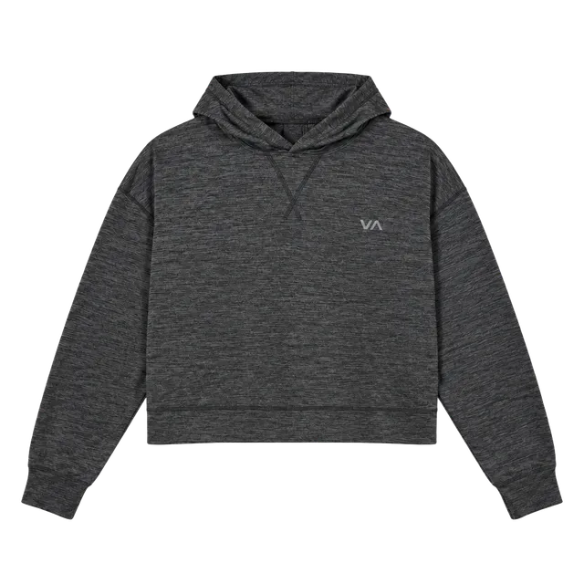 RVCA Women's C-ABLE Cropped Workout Hoodie 