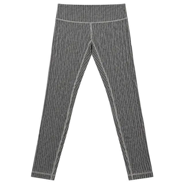 Lululemon Wunder Under Striped Leggings Cream/navy...