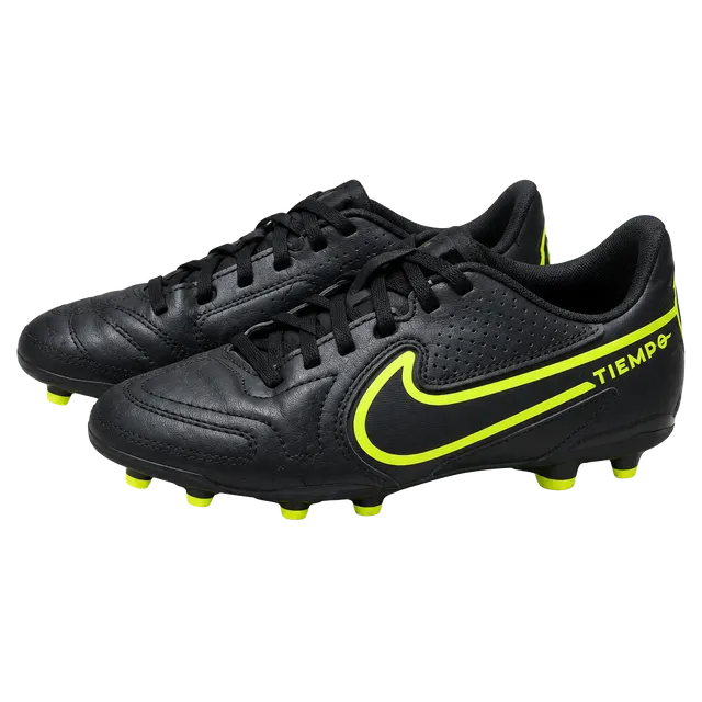 Nike Tiempo Legend 9 Club Soccer Cleats Black Yellow