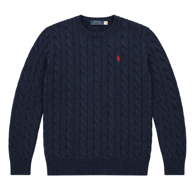 Polo Ralph Lauren Cable-Knit Cotton Sweater new size large 