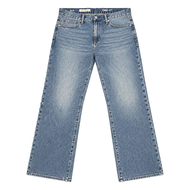 Gap 1969 Relaxed Jeans Size 35x32 Blue Denim