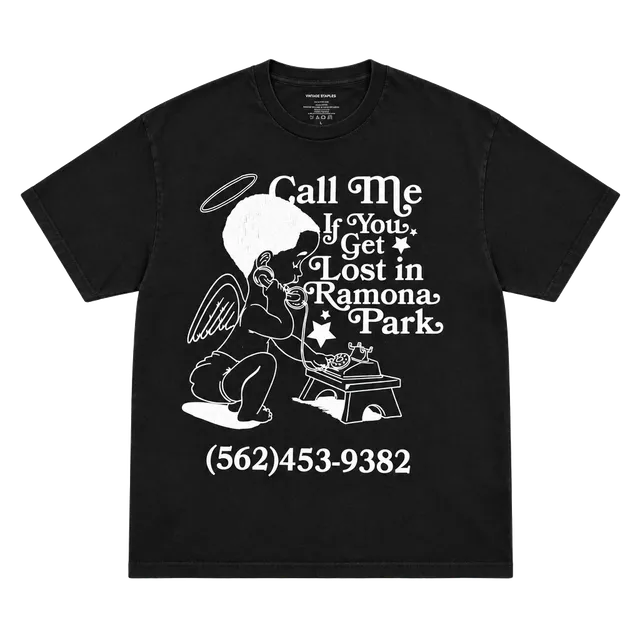Vince Staples Ramona Park Tour T-Shirt Size XL Black Graphic Tee