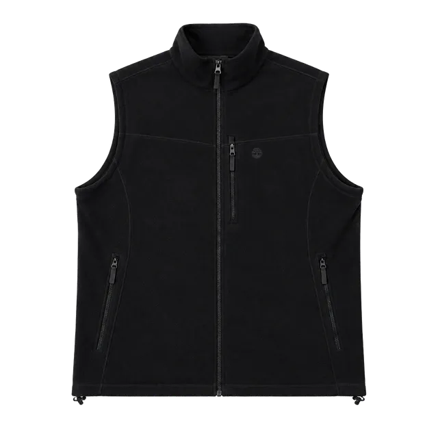 Early 2000s Timberland Full Zip Fleece Vest Size XXL Black Regular Fit Outerwear