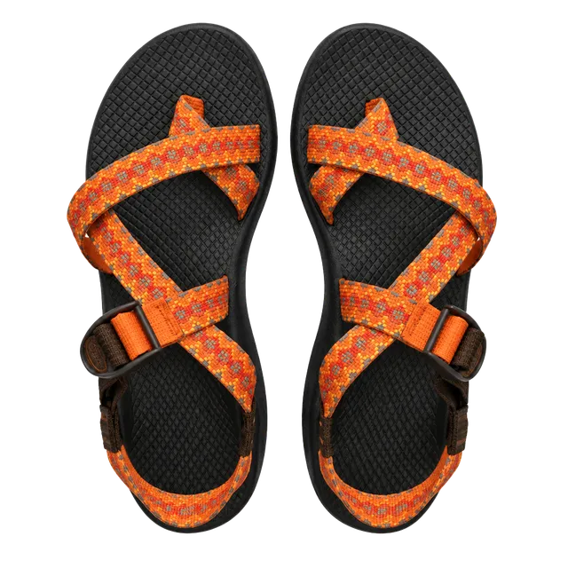 Chaco Z2 Classic Sandals Size W8 Orange Pattern