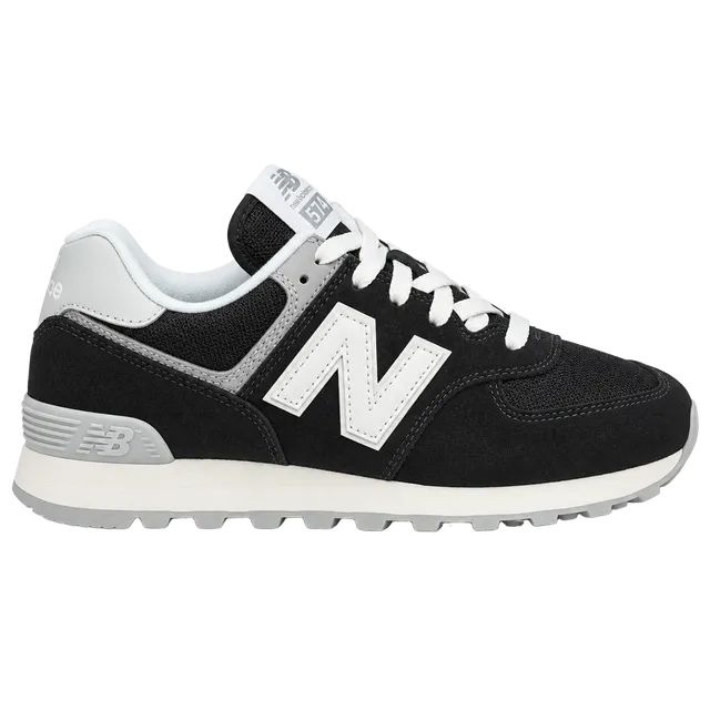 New Balance 574+WL574ZSA Size 10.5 US W Black White Platform Sneakers