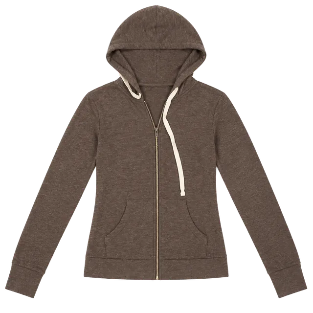 Brandy Melville Full Zip Hoodie Gray