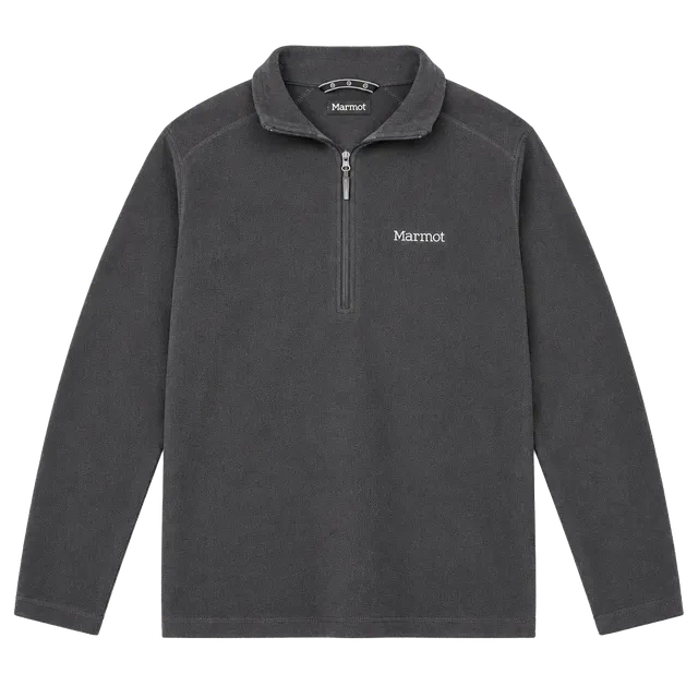 Marmot Fleece Pullover Size M Gray 1/2 Zip