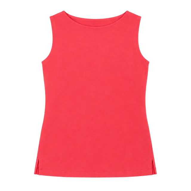 Banana Republic Coral Pink Sleeveless Tank Top Scoop Back Size M