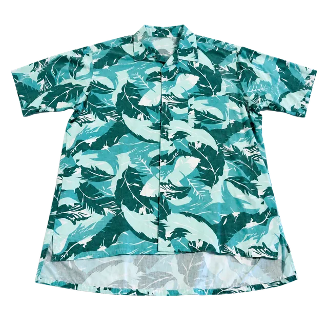 Vintage Jos. A. Bank Hawaiian Shirt Size Large Mens Made in USA