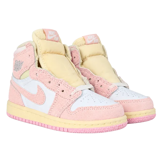 Jordan 1 Retro High OG TD Washed Pink Size 8C Atmosphere White